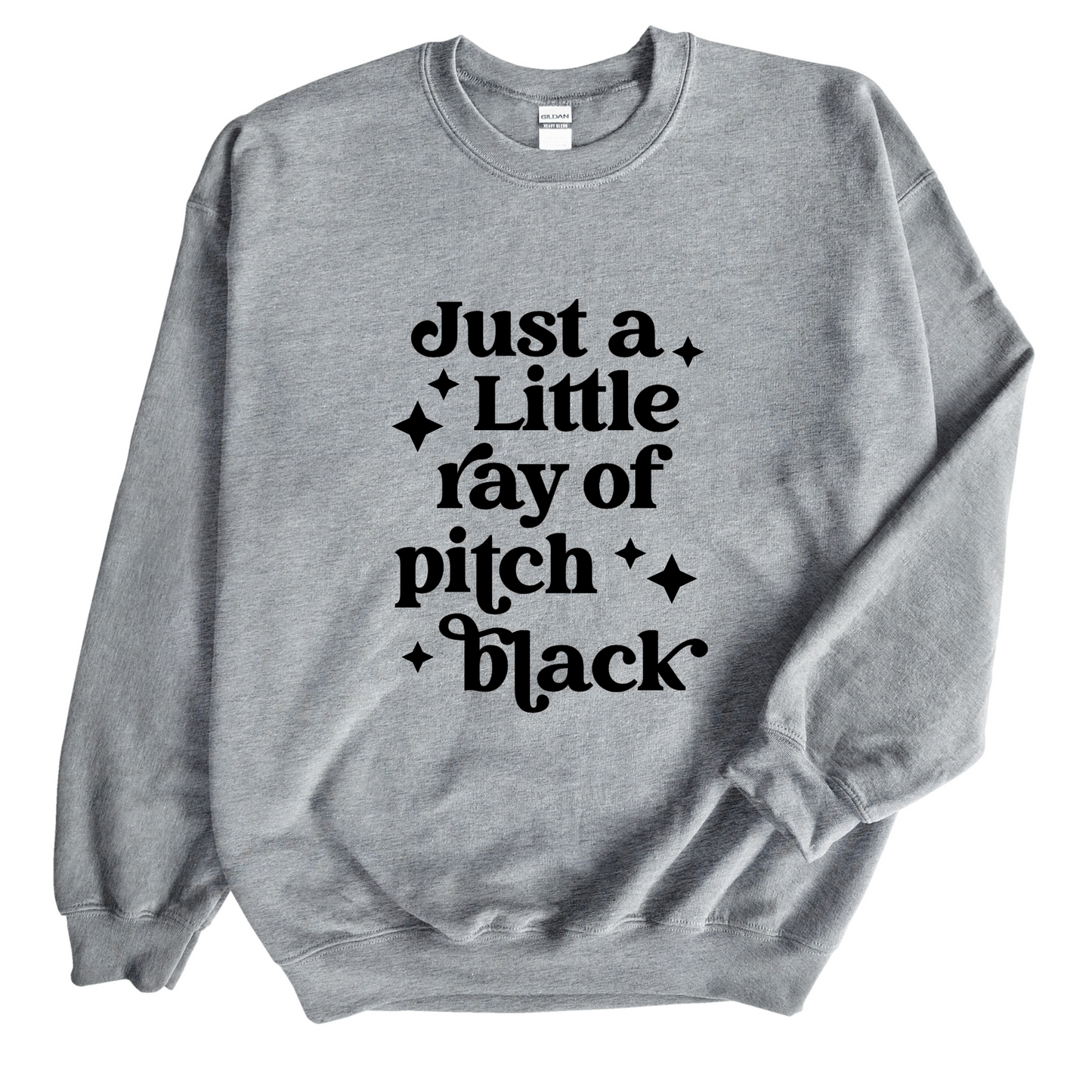 Just a Little Ray of Pitch Black Crew Neck *Pre Order*