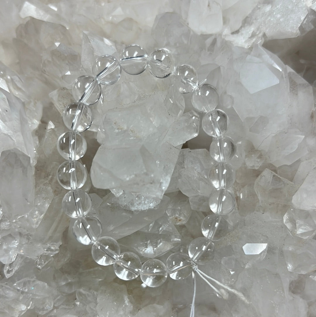 Clear Quartz Stretch Bracelet