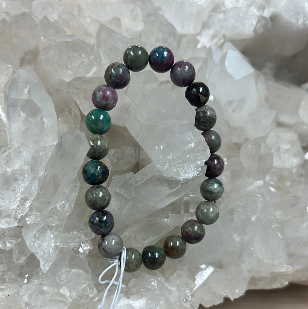 Ruby Kyanite Stretch Bracelet (8mm)