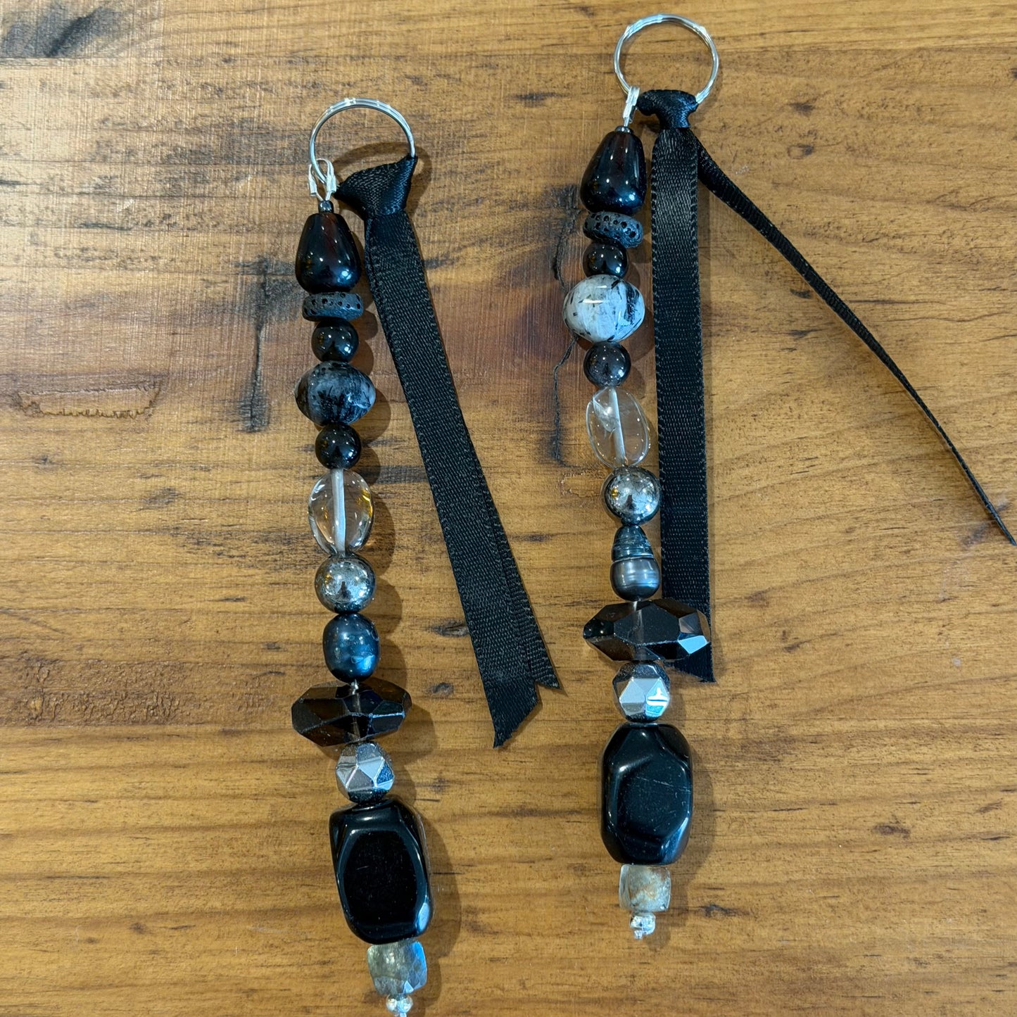 Intention Crystal Keychains