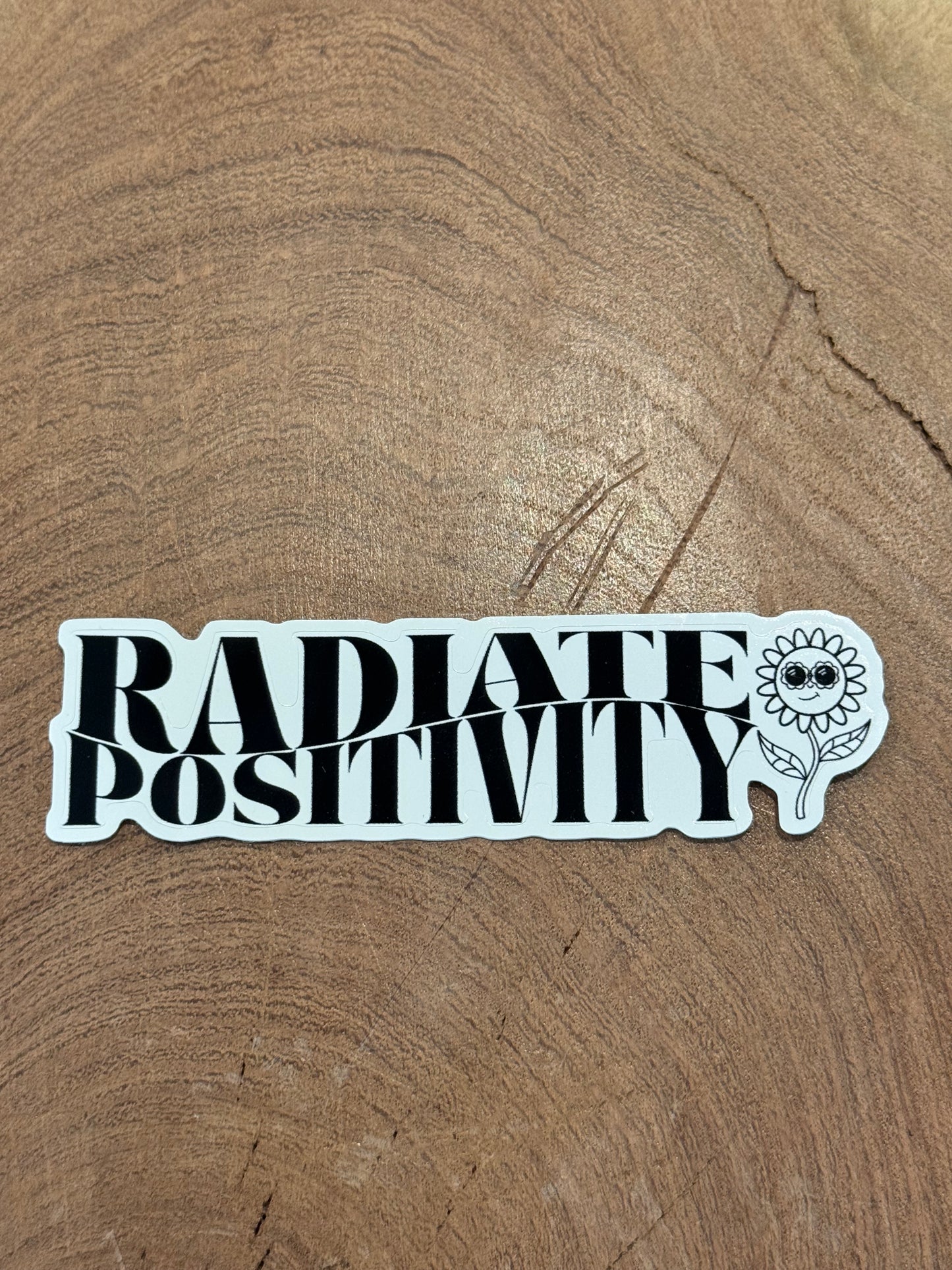 Radiate Positivity Sticker