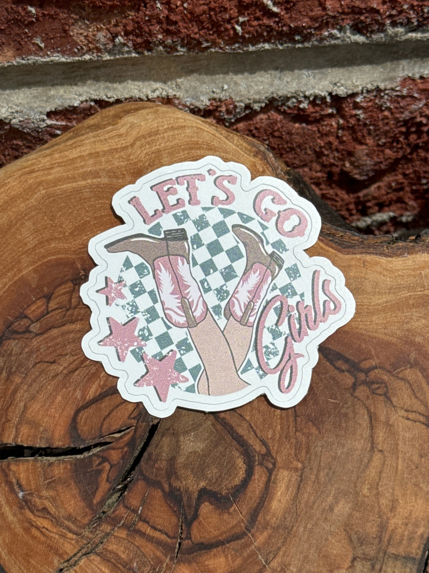 Let's Go Girls Sticker