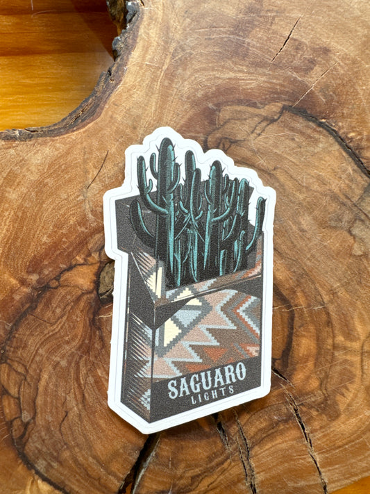 Saguaro Lights Sticker