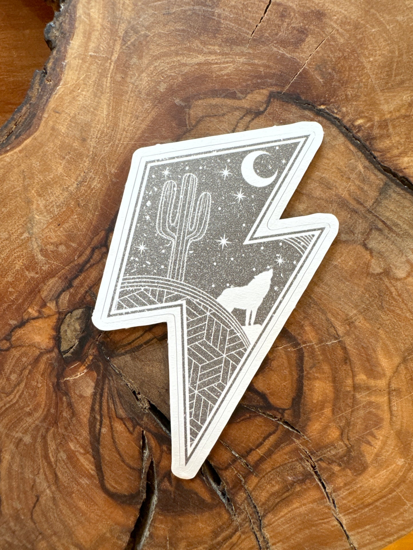 Desert Lightning Sticker