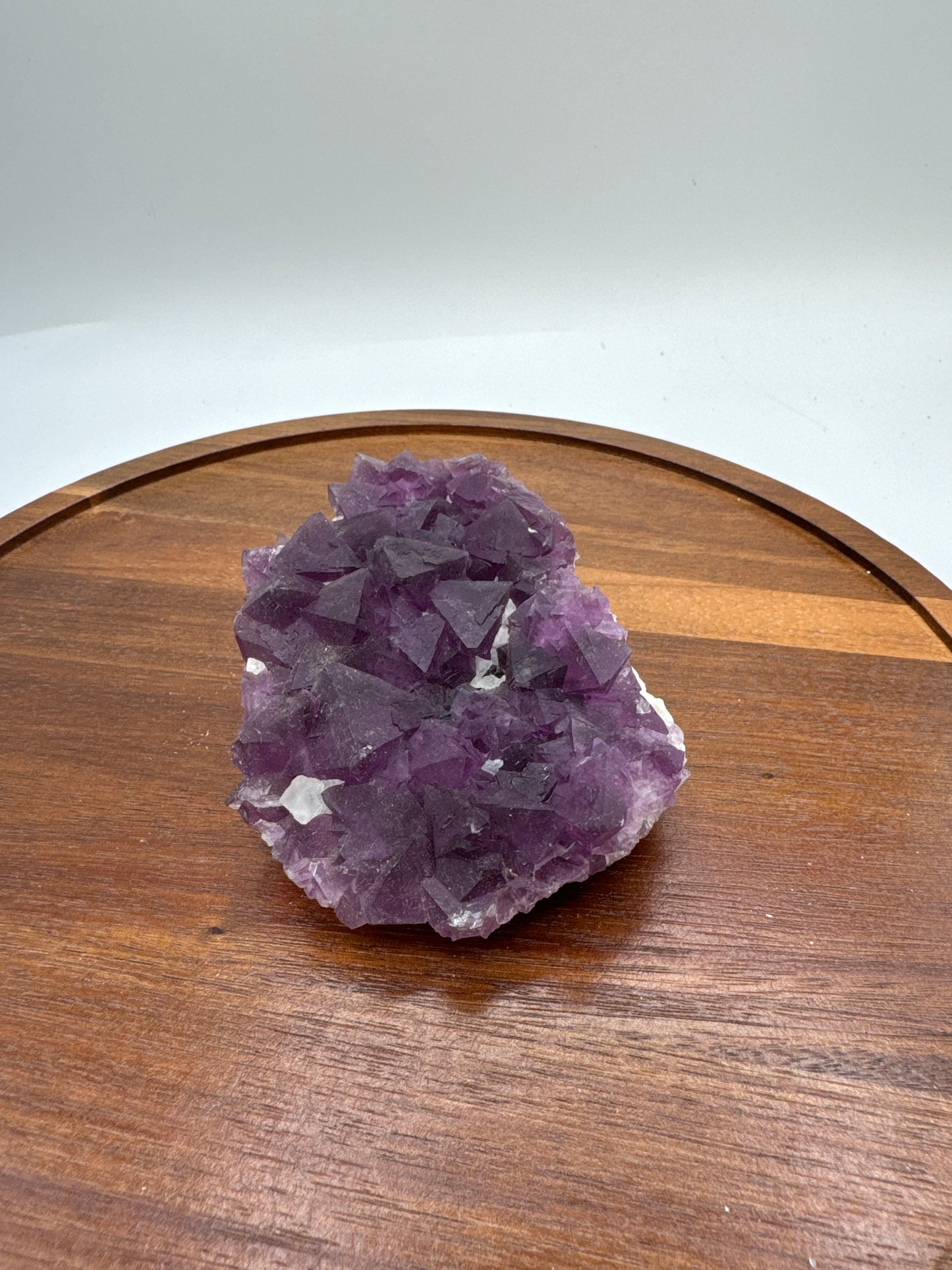 Purple Cubic Fluorite Specimen - Luxe Collection