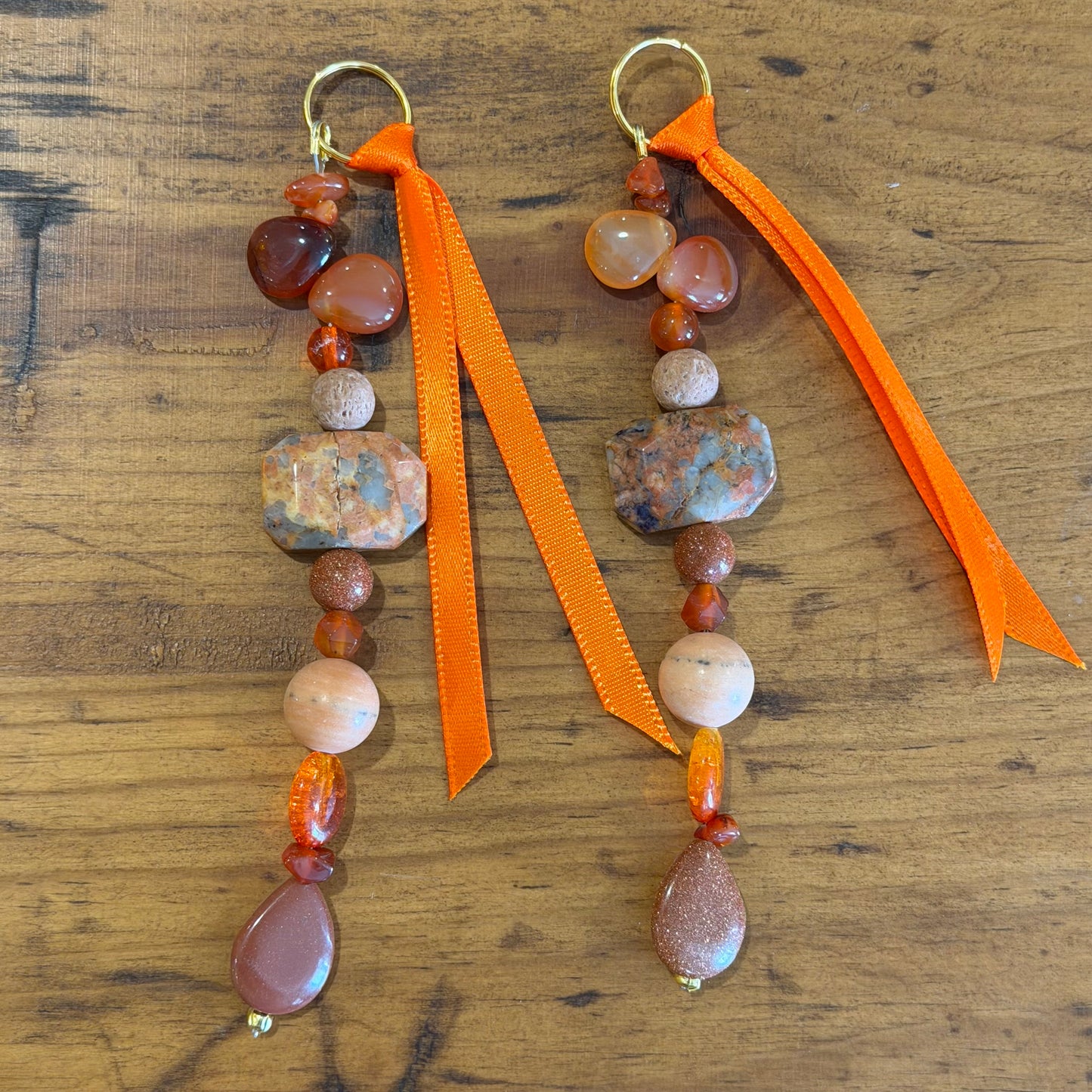 Intention Crystal Keychains