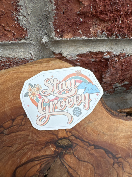 Stay Groovy Sticker