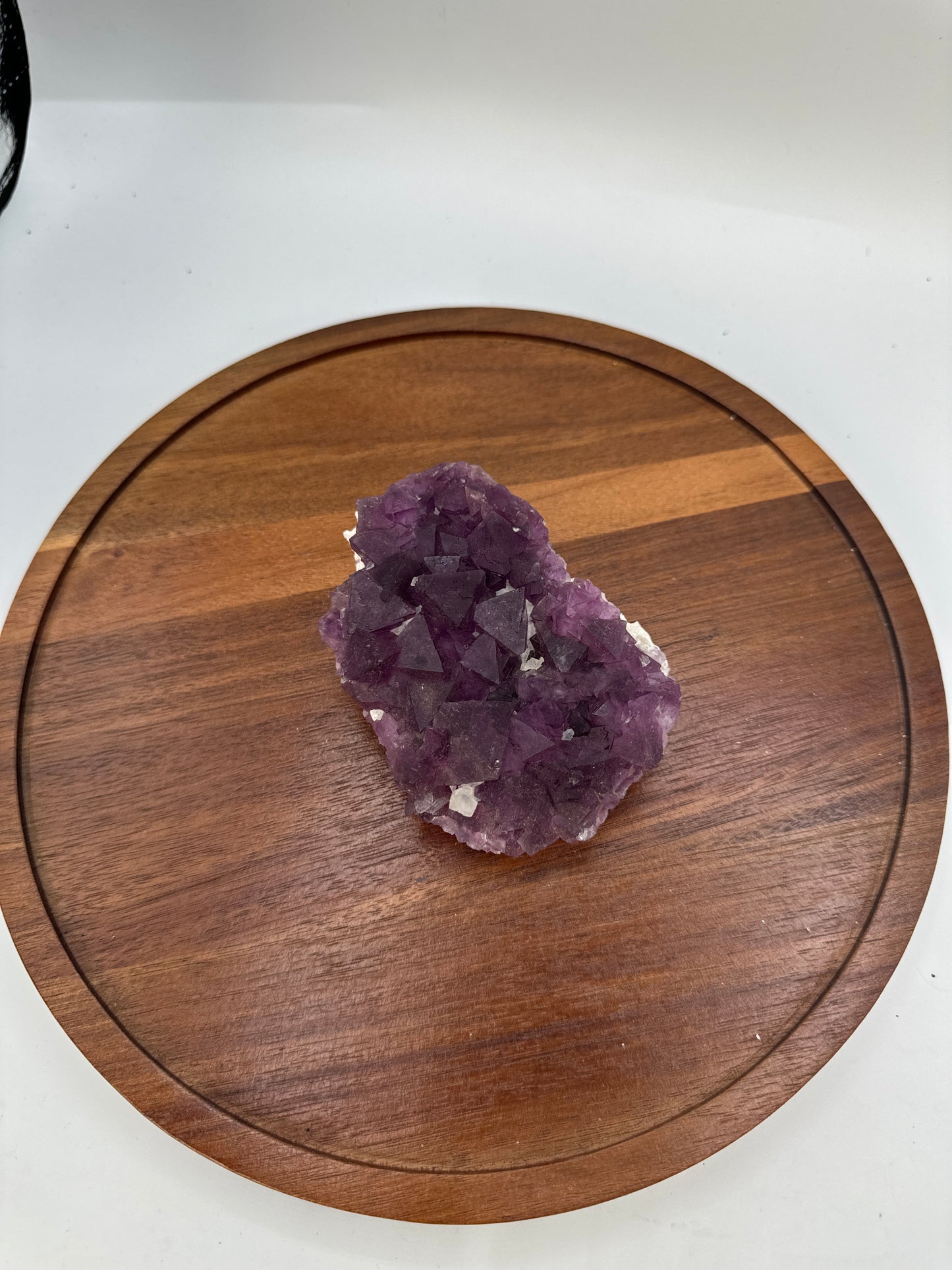 Purple Cubic Fluorite Specimen - Luxe Collection