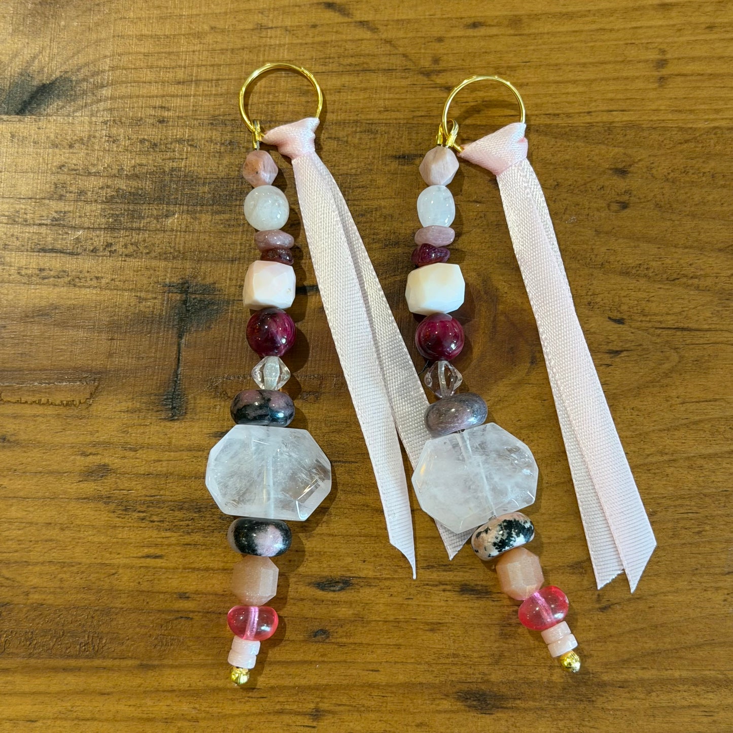 Intention Crystal Keychains