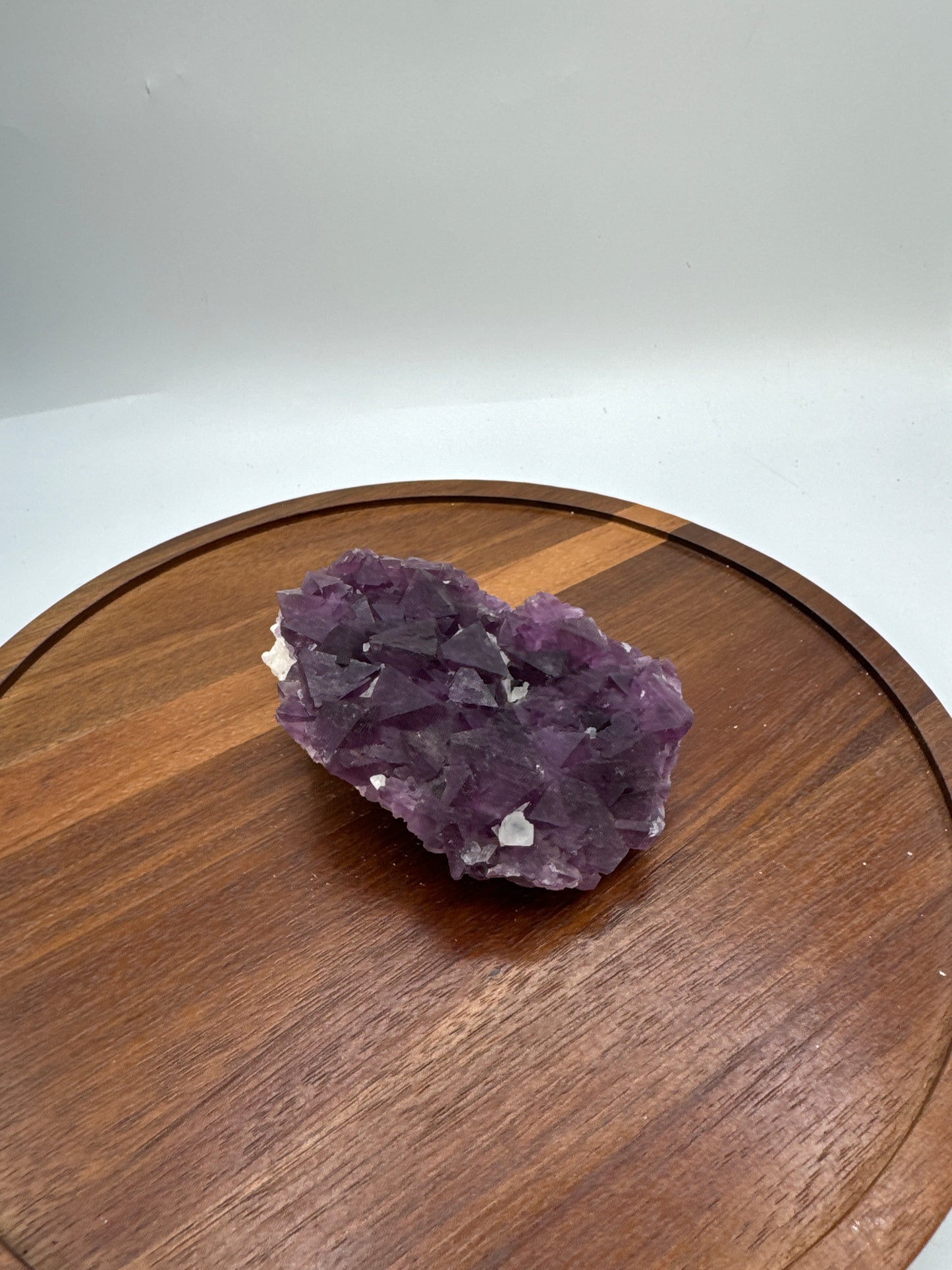 Purple Cubic Fluorite Specimen - Luxe Collection