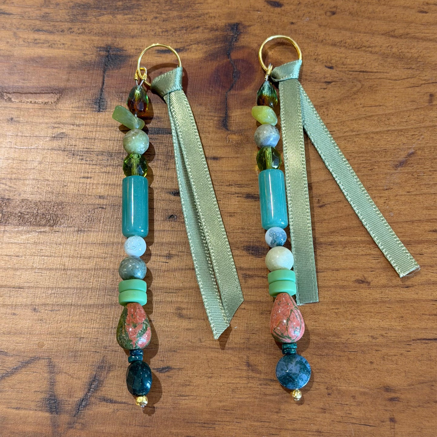 Intention Crystal Keychains