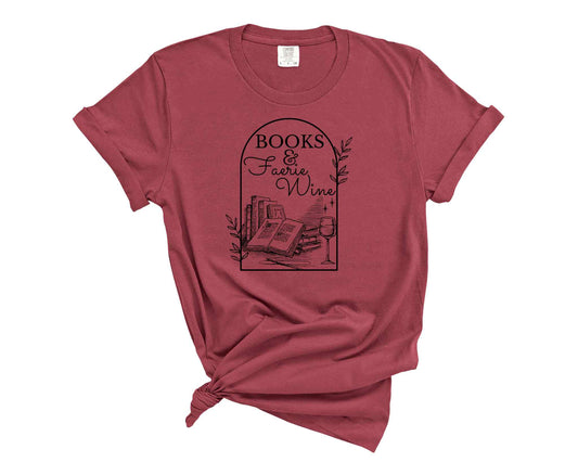 Read Books & Drink Faerie Wine Graphic Tee