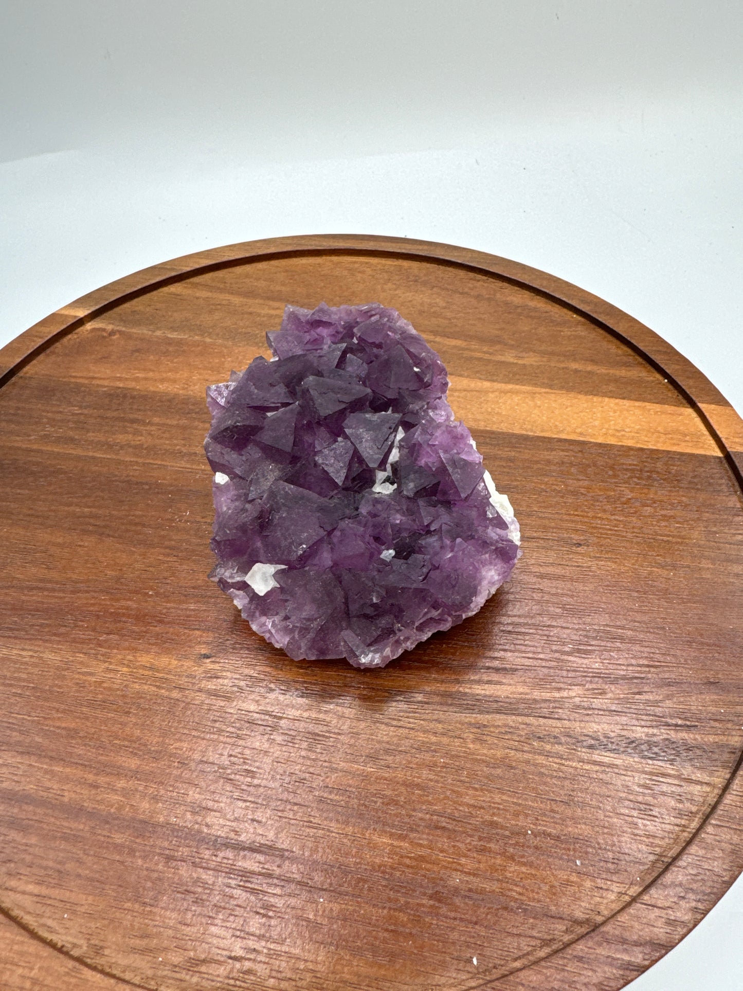 Purple Cubic Fluorite Specimen - Luxe Collection