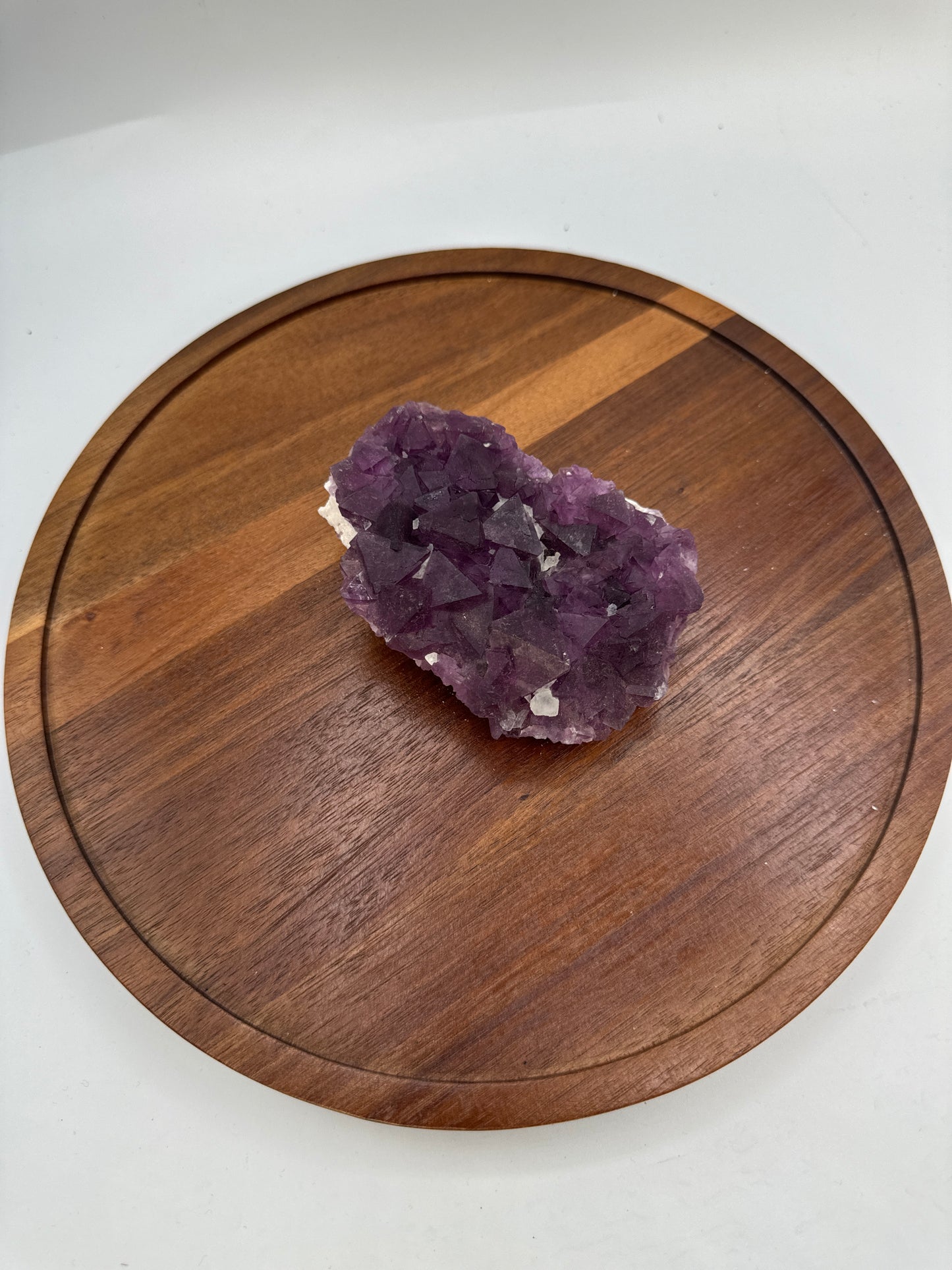 Purple Cubic Fluorite Specimen - Luxe Collection