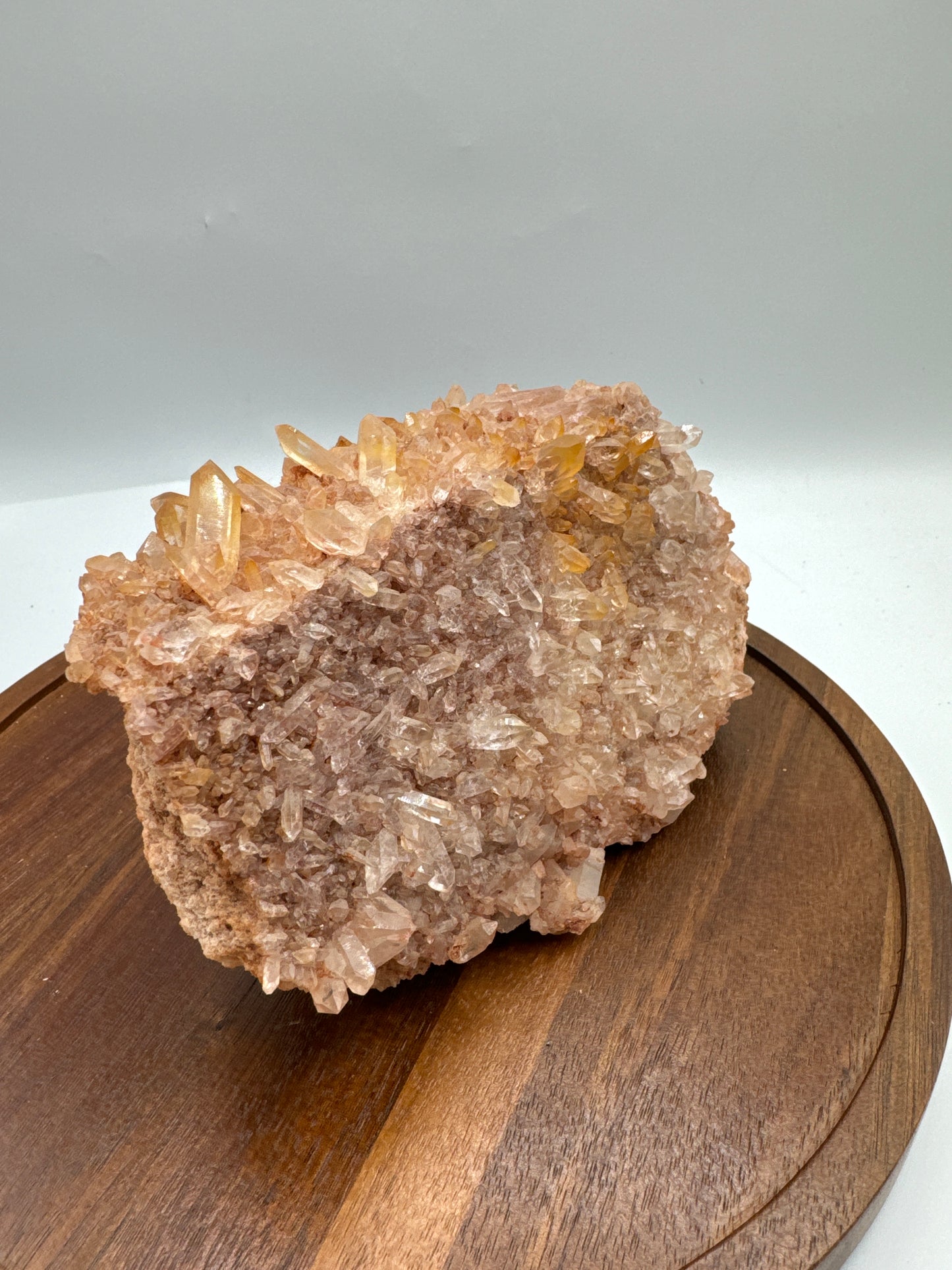 Pink Himalayan Quartz Cluster - Luxe Collection