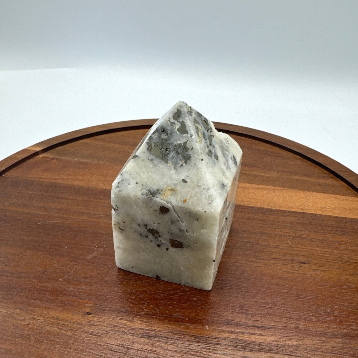 AAA Pyrite in Quartz Tower - Luxe Collection