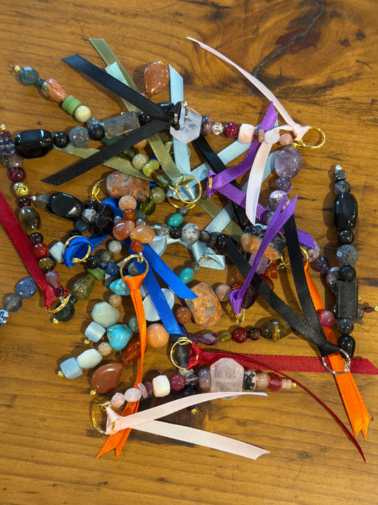 Intention Crystal Keychains