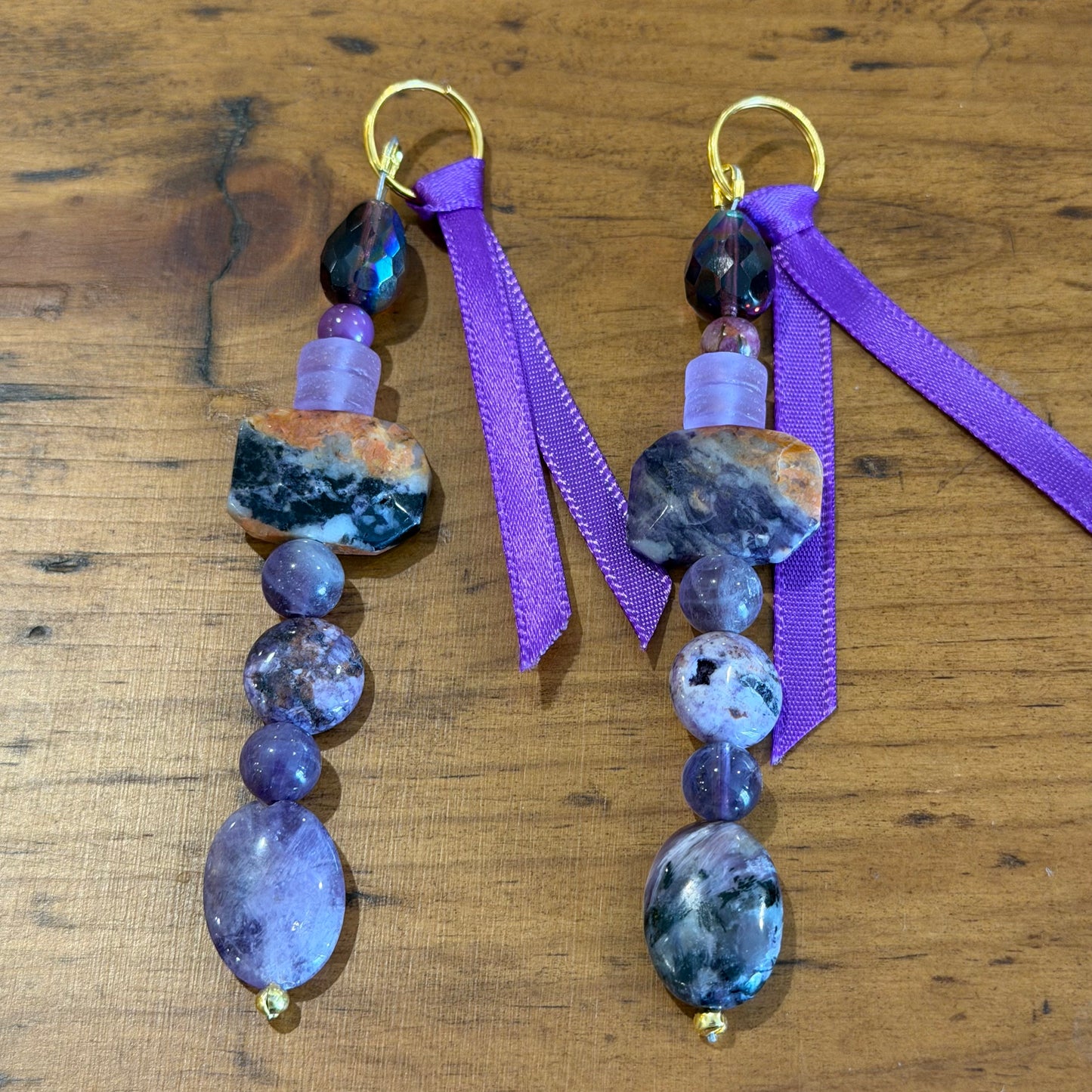 Intention Crystal Keychains