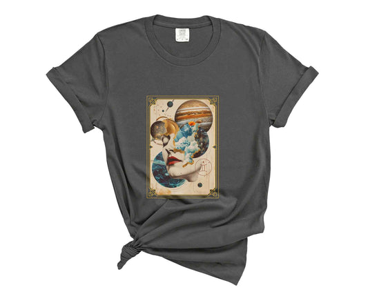 Gemini Zodiac Collage Graphic Tee