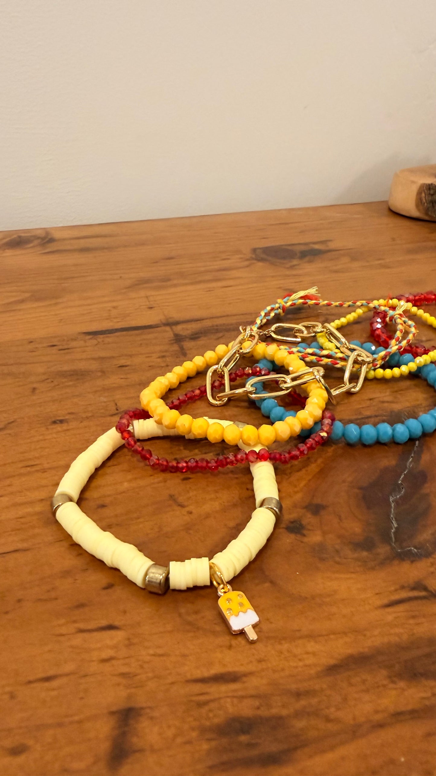 Primary Colors Stretch Bracelet Stack