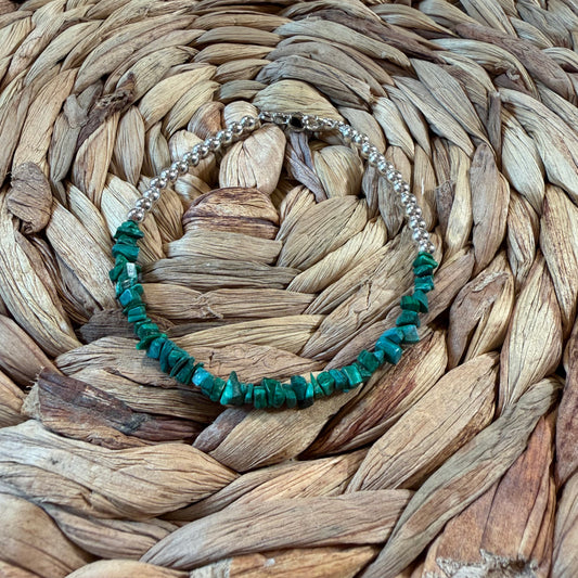 Malachite Beaded Bracelet