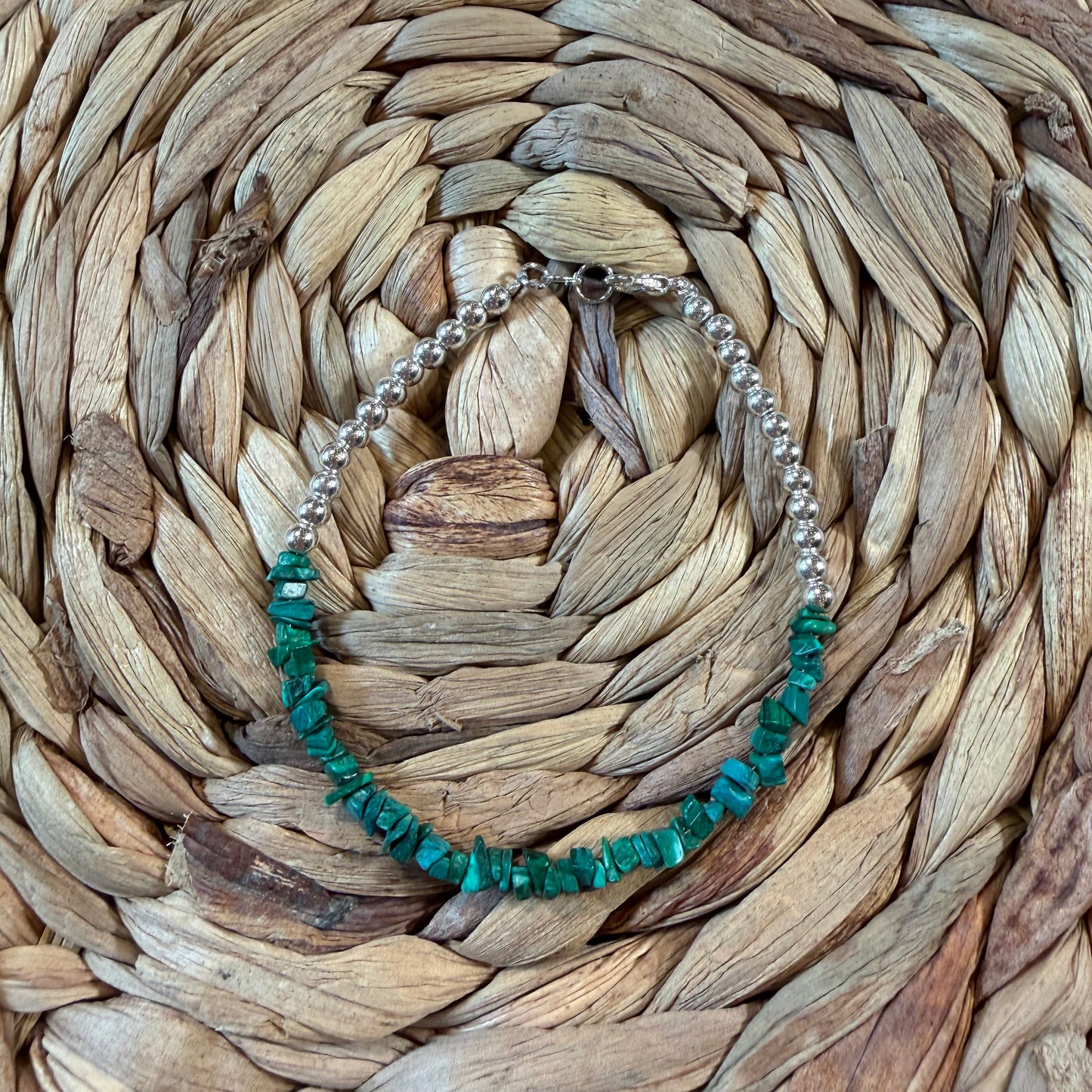 Malachite Beaded Bracelet