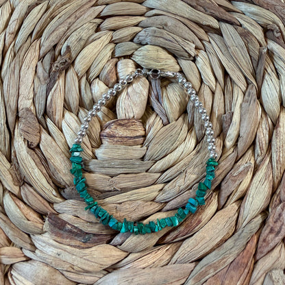 Malachite Beaded Bracelet