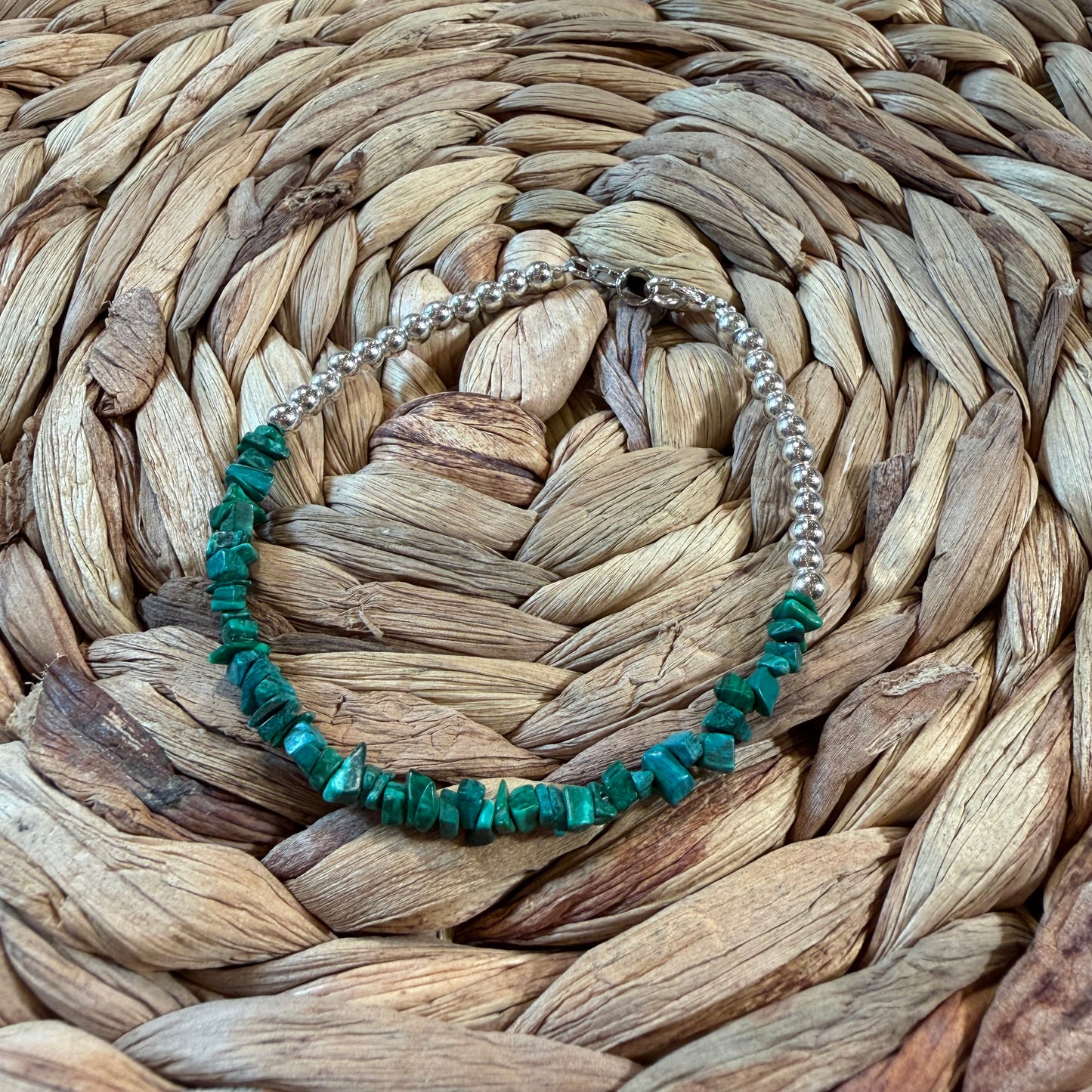 Malachite Beaded Bracelet