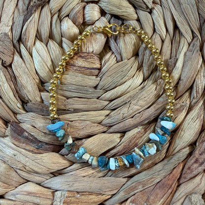 Larimar Beaded Bracelet