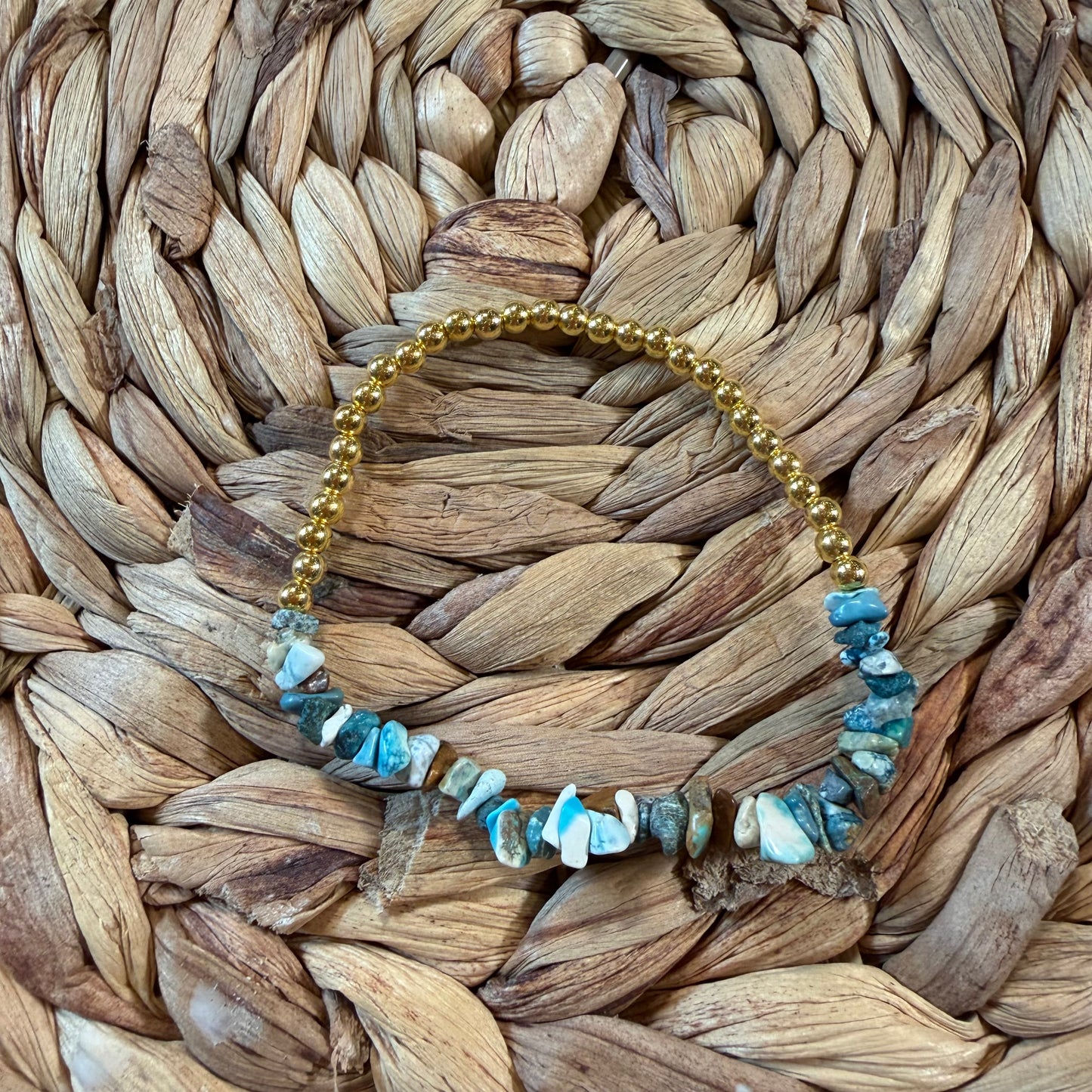 Larimar Beaded Bracelet