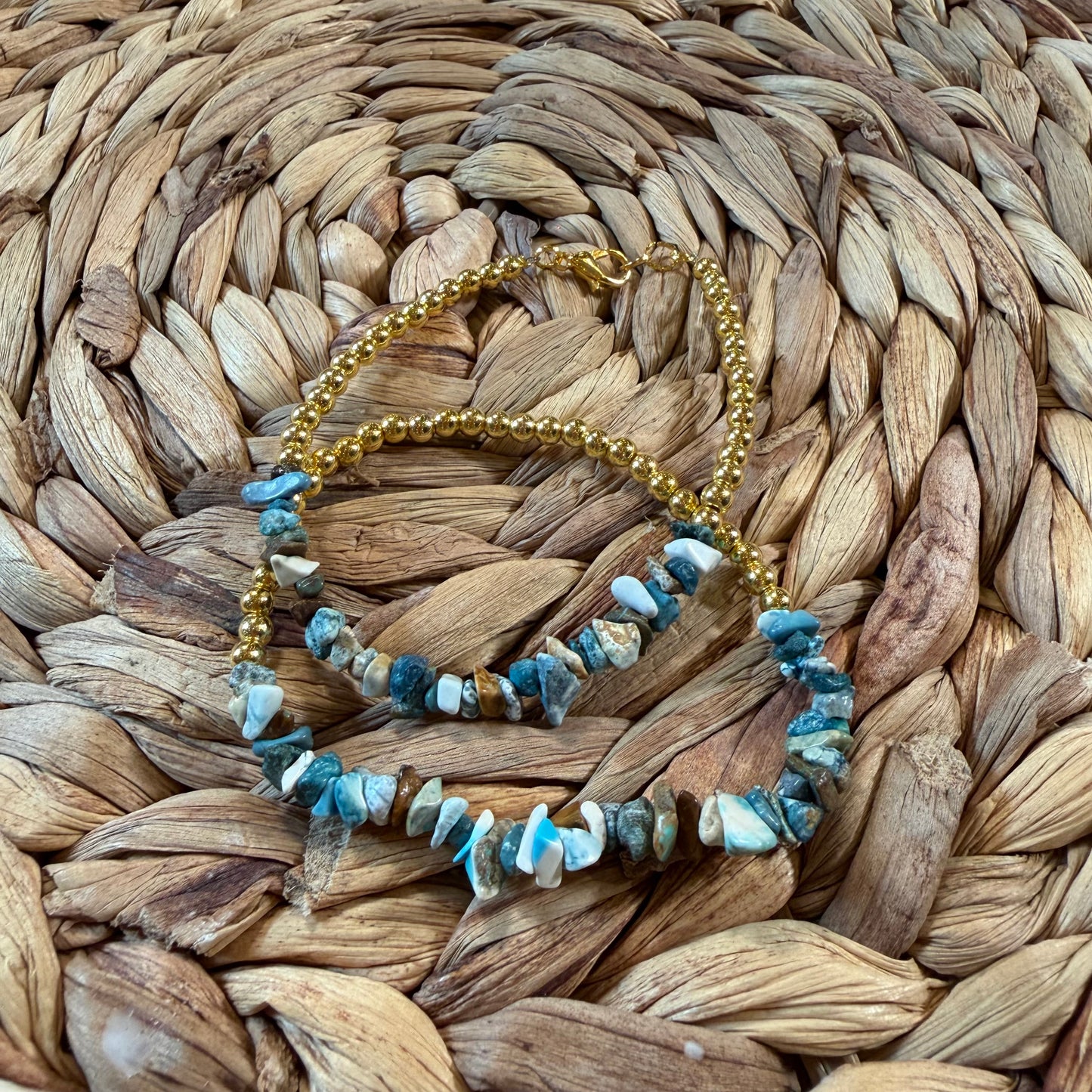 Larimar Beaded Bracelet
