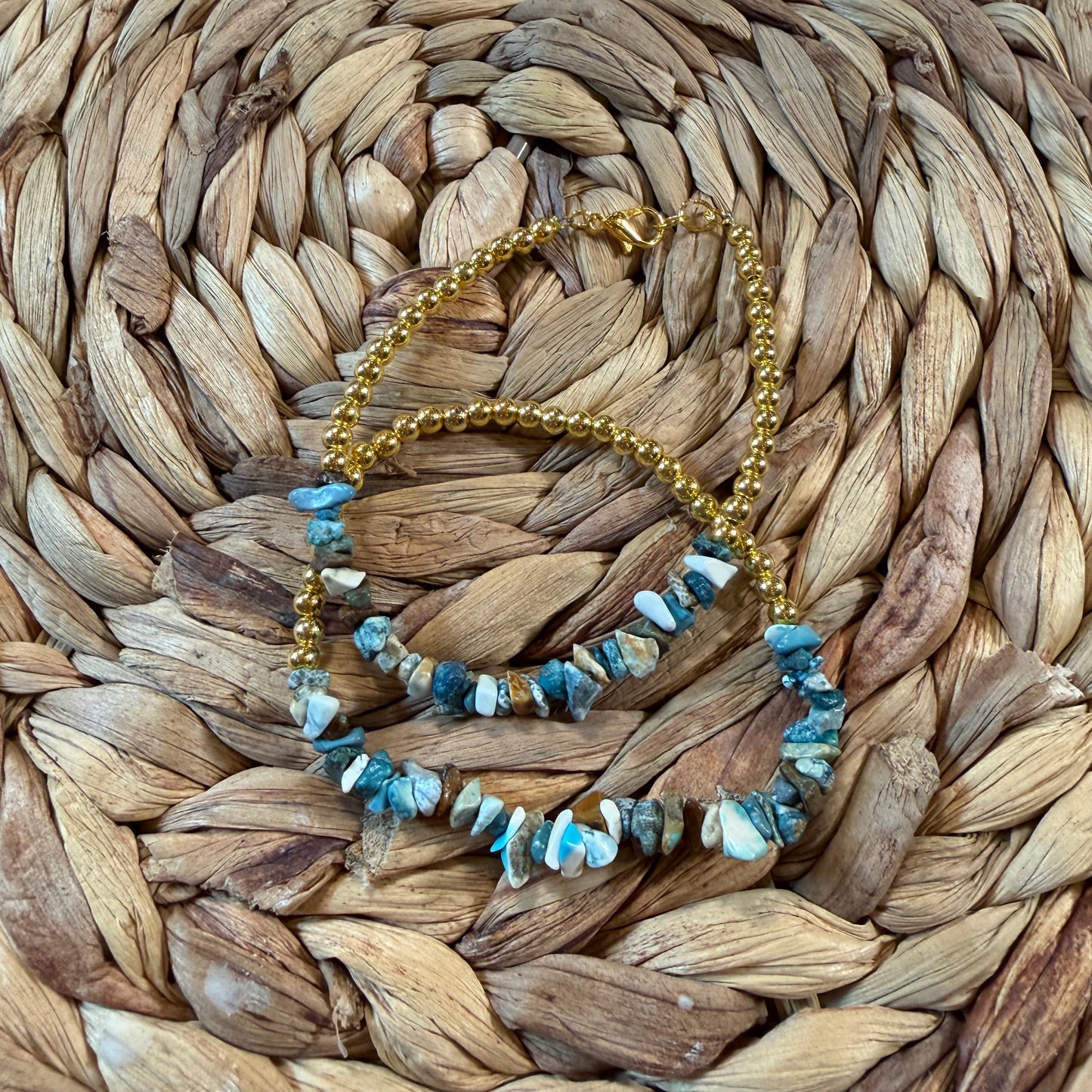 Larimar Beaded Bracelet