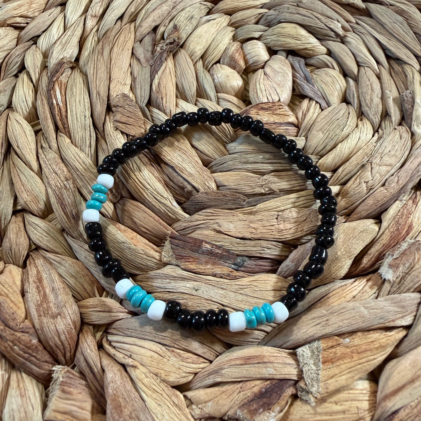 Western Turquoise Howlite Handmade Stretch Bracelets
