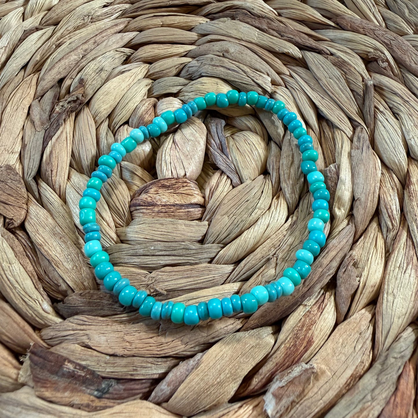Western Turquoise Howlite Handmade Stretch Bracelets