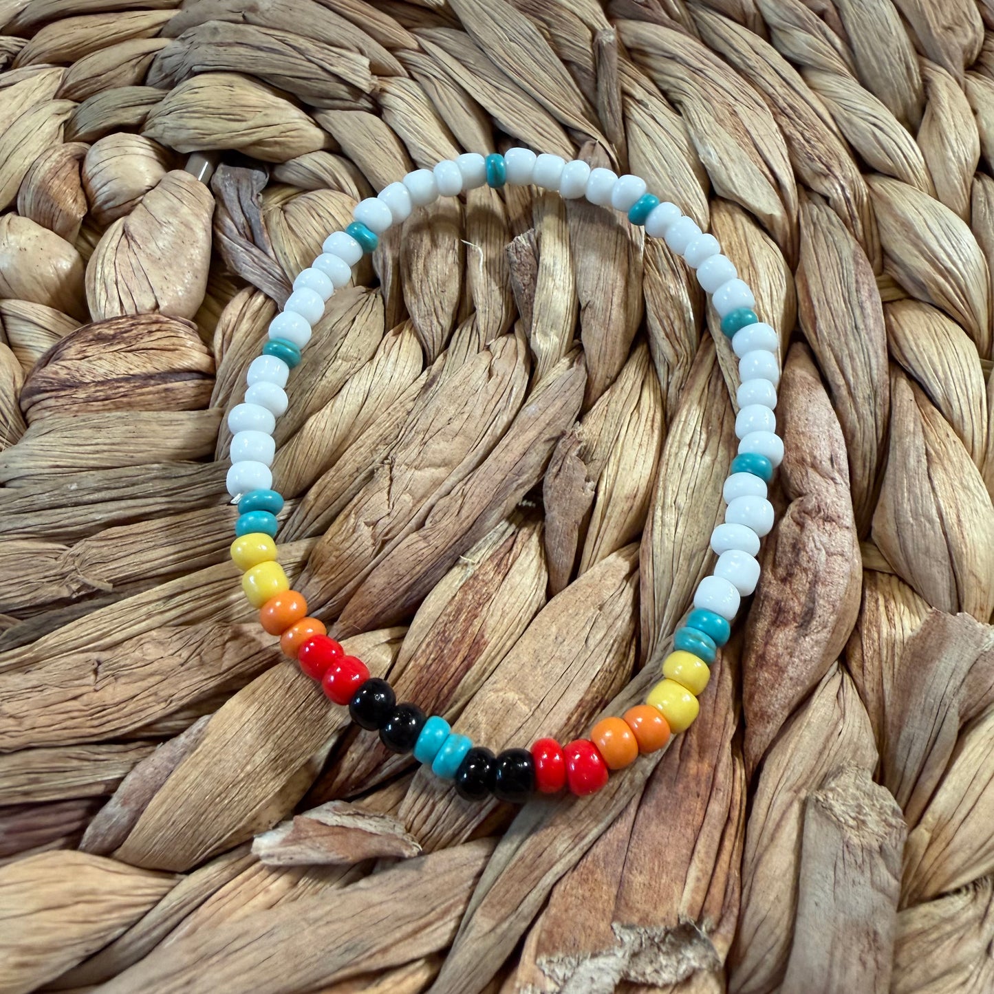 Western Turquoise Howlite Handmade Stretch Bracelets