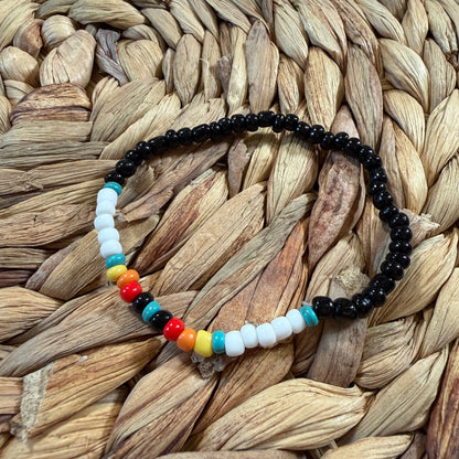 Western Turquoise Howlite Handmade Stretch Bracelets