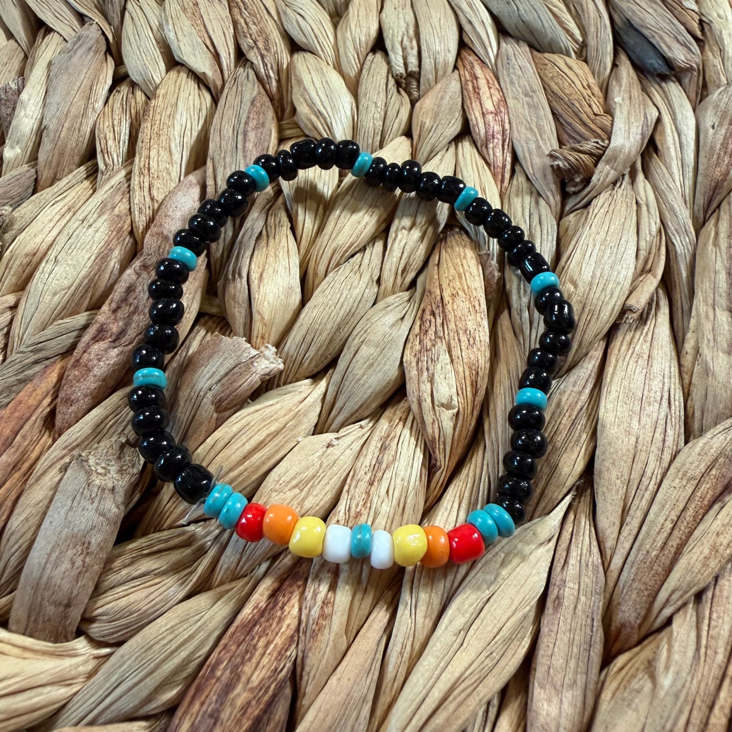 Western Turquoise Howlite Handmade Stretch Bracelets