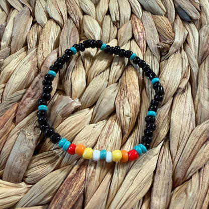 Western Turquoise Howlite Handmade Stretch Bracelets