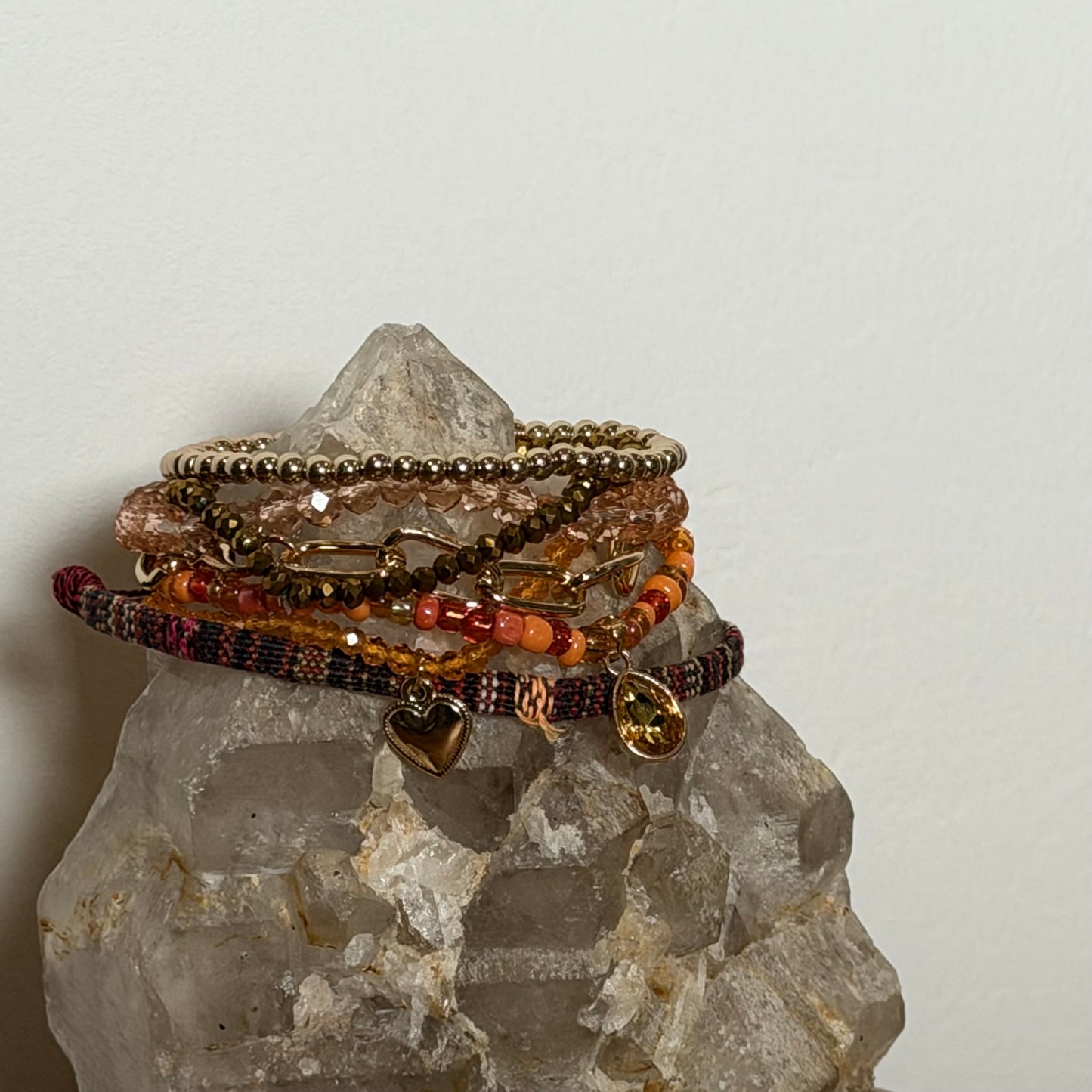 Autumn Vibes Stretch Bracelet Stack