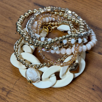 Champagne Bracelet Stack