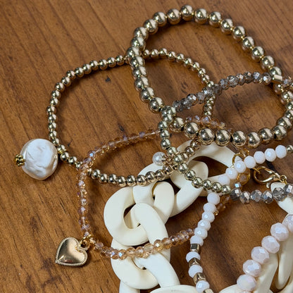 Champagne Bracelet Stack