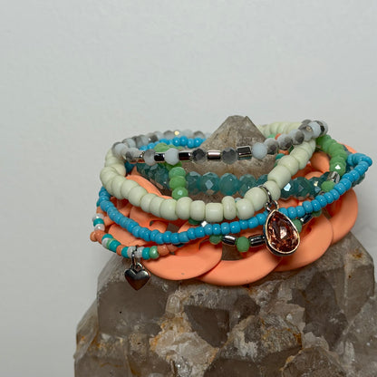 Mermaid Vibes Bracelet Stack