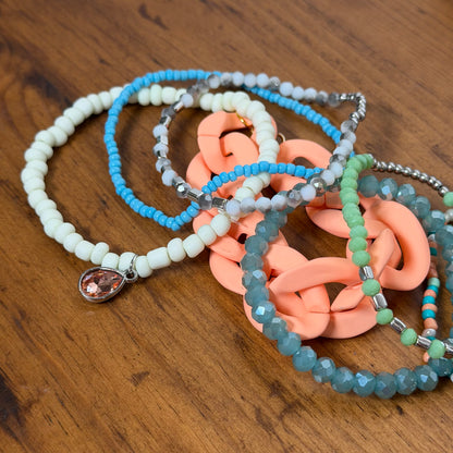 Mermaid Vibes Bracelet Stack