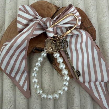 Lock and Key Bag Charm