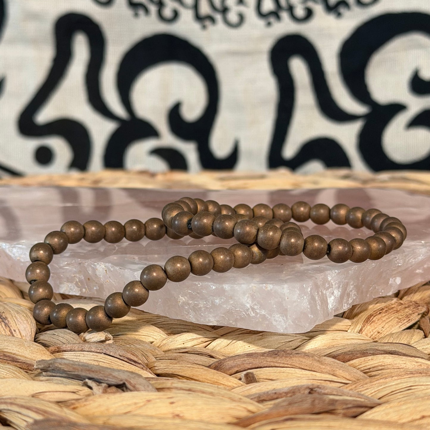 Copper Hematite Beaded Bracelet