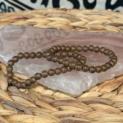 Copper Hematite Beaded Bracelet