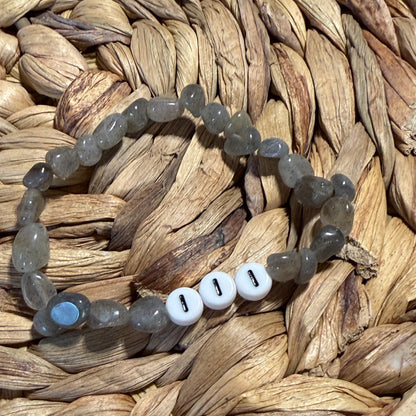 Angel Number Crystal Beaded Bracelets