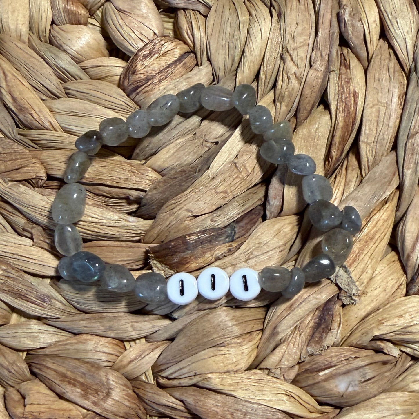 Angel Number Crystal Beaded Bracelets