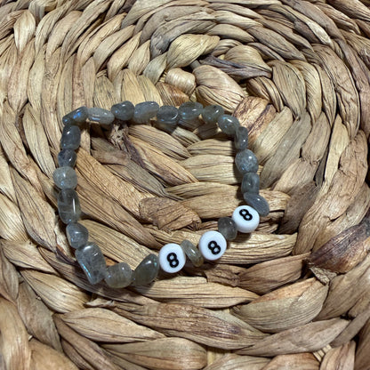 Angel Number Crystal Beaded Bracelets