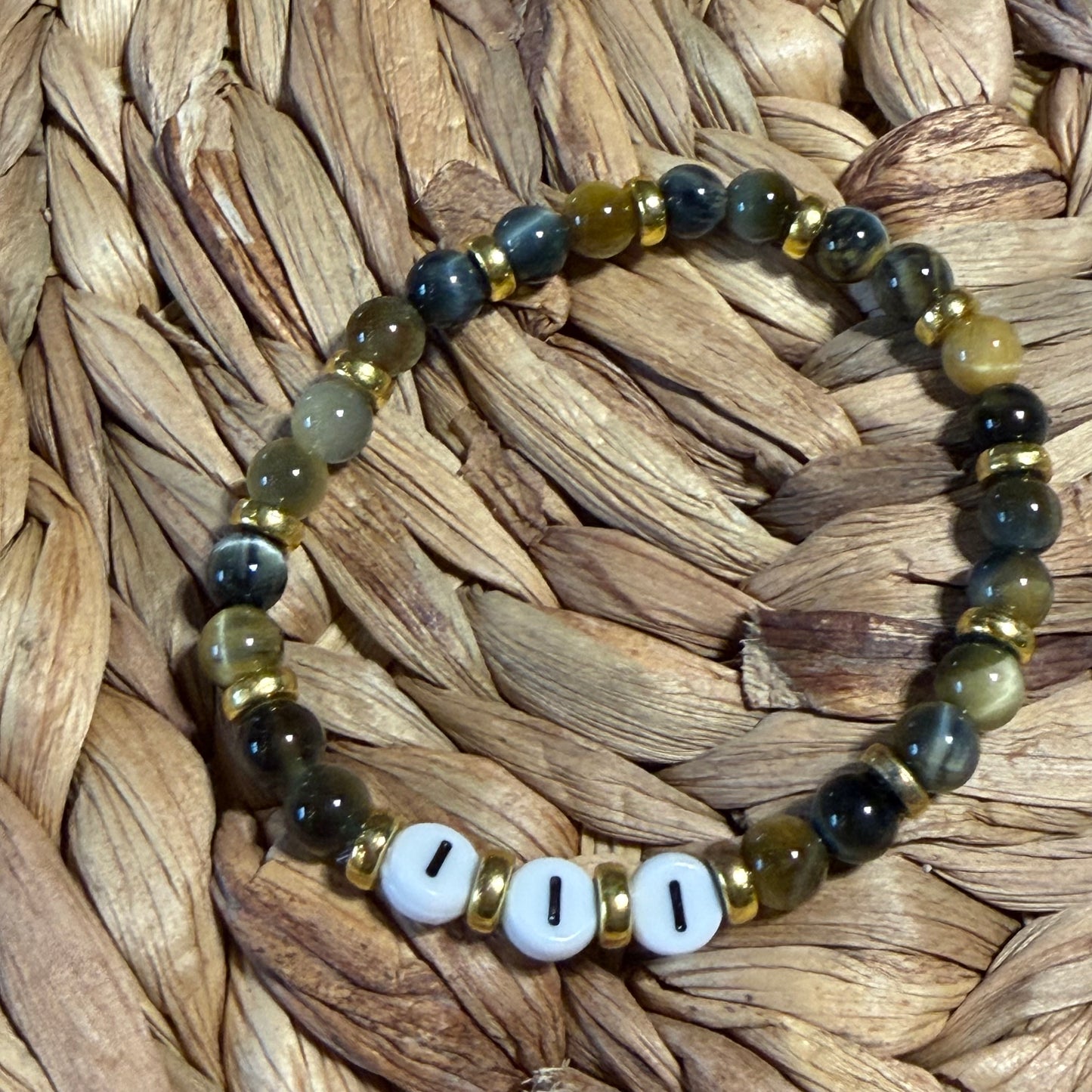 Angel Number Crystal Beaded Bracelets